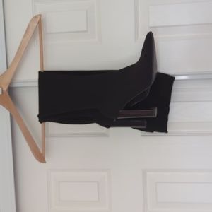 Thigh-high high-heel boots